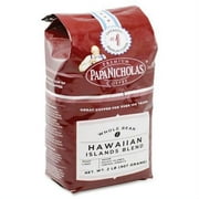 PapaNicholas Coffee 32003 Hawaiian Islands Blend Whole Bean Coffee - Hawaiian Blend, Arabica Bean - Light/Mild - 1 Each