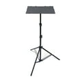 thumbnail image 1 of eccomum T160 Projector Tripod Stand Foldable Laptop Tripod Projector Bracket with Tripod Tray Multifunctional DJ Racks Projector Stand with Adjustable Height Perfect for Office Home Stage DVD Video, 1 of 7