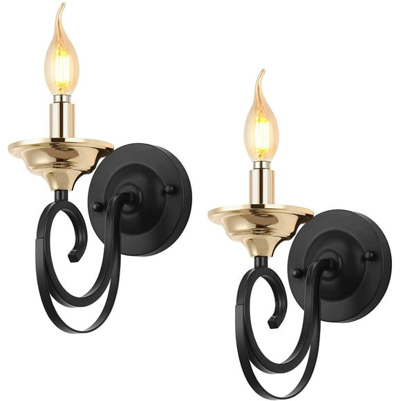 Set of 2 Bathroom Light Fixtures,Gold Bathroom Vanity Light Fixture Contemporary