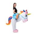 thumbnail image 5 of PTS Inflatable Ride On Unicorn Costume for Adult, Funny Blow up Inflatable costumes Halloween Costume Cosplay Party, 5 of 7