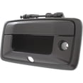 thumbnail image 2 of Tailgate Handle Compatible with CHEVROLET SILVERADO/SIERRA 1500 2014-2015/2500 HD/3500 HD 2015 Outside Primed Black with Keyhole and Camera Hole All Cab Types, 2 of 5
