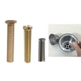 thumbnail image 2 of Wash Basin Copper Strainer Plug Screw Bolts Kitchen Sink Basket Strainer Waste Threaded Bolts Screw Easy to Replace, 2 of 4