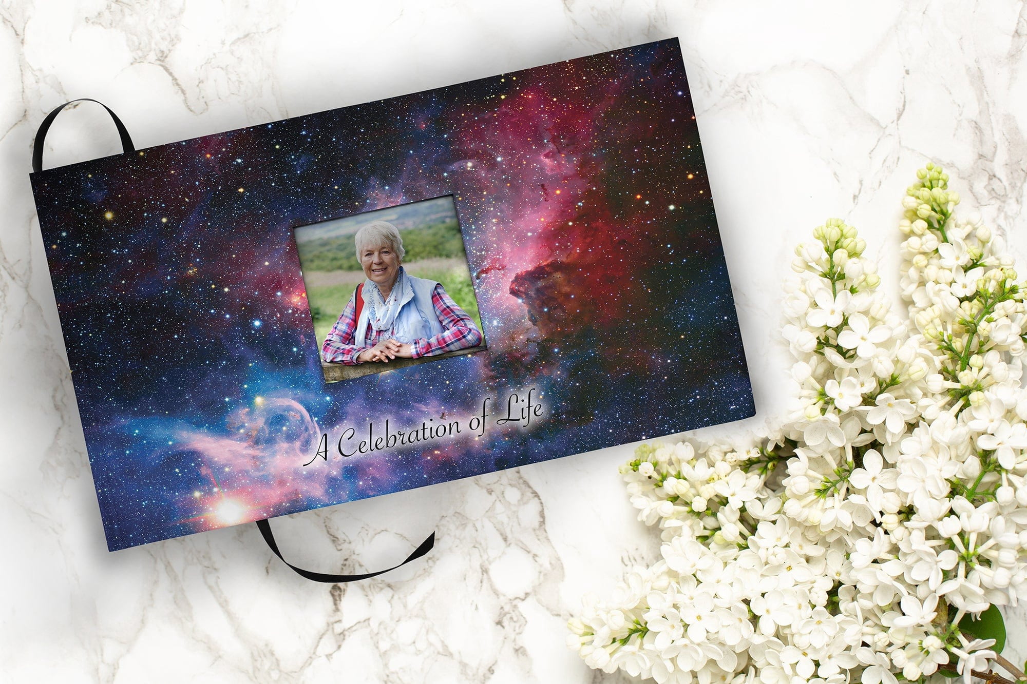 Beautiful Scenes - Cosmic Scattering Urn - Biodegradable Urns for Human Ashes Adult for Funeral, Burial, Niche, or Columbarium Cremation - Urns for Adult Ashes - Scattering Urns - Medium