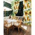 thumbnail image 5 of nqOlkjepod Outdoor Curtains for Patio Waterproof, Sunflower Outdoor Privacy Panels Grommet, Watercolor Summer Botanical Yellow Blackout Outside Curtains for Porch/Cabana/Pergola 54"x95", 1 Panel, 5 of 8