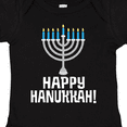 thumbnail image 4 of Inktastic Happy Hanukkah Menorah Boys or Girls Baby Bodysuit, 4 of 5