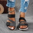 thumbnail image 3 of Dakaela Womens Orthopedic Sandals Comfortable Arch Support Slip on Slides Open Toe Soft Sole Summer Beach Casual Walking Shoes Size 6, 3 of 8