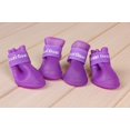 thumbnail image 5 of 4 Pcs Bottes de Pluie Antidérapantes pour Chien Chat Imperméables Chaussures pour Chiot, 5 of 5