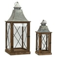 thumbnail image 4 of Lantern (Set Of 2) 22"H, 33.5"H Wood, Metal, 4 of 4