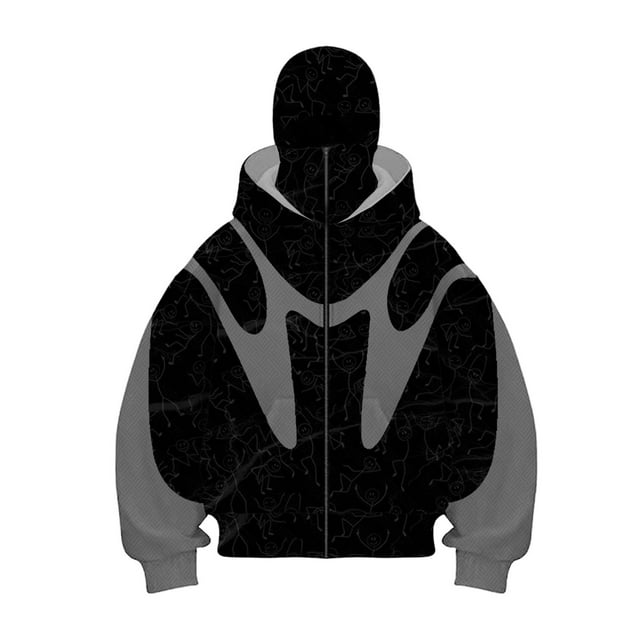 MHFRRA Sudaderas con Capucha y Cremallera para Hombre Elegante Sudadera con Capucha y Cremallera para Hombre, Ideal para Uso Informal En Primavera, Otoño E Invierno Negro2