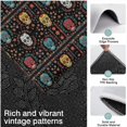 thumbnail image 3 of Colorful Skull Flower Pattern Kitchen Rugs Sets Of 3,Kitchen Runner Rugs Non Skid Washable,Decorative Kitchen Floor Mats for Kitchen,Sink,Laundry,17"x30"+ 17"x47" + 17"x59", 3 of 6