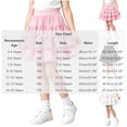 thumbnail image 2 of Gytharion Toddler Girls Tutu Skirts Summer Solid Comfortable Elastic Waist Tiered Ruffle Party Dance Skirts Cute Casual Bow Knot Princess Skirts for Little Girls, 3-15 Years, 2 of 6