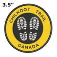 thumbnail image 2 of Go Trekking! At Chilkoot Trail, Canada 3.5 Inch Iron Or Sew On Embroidered Fabric Badge Patch Hiking Trails Iconic Series, 2 of 2