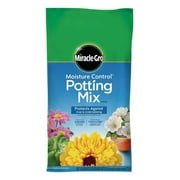 HYPONEX Miracle Gro Moisture Control Potting Mix, 16 Quart