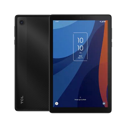 Restored TCL Tab 8 Wi-Fi + Cellular AT&T Branded, 64GB Prime Black, Excellent (Refurbished)