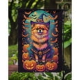 thumbnail image 3 of Pomeranian Witchy Halloween Garden Flag 11.25 in x 15.5 in, 3 of 5