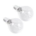 thumbnail image 2 of EeaseCA 2 PCS E14 Oven Light Heat-resistant Bulb Appliance Replacement Halogen Lamp Bulb, 2 of 7