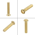 thumbnail image 5 of Unique Bargains M4x20mm Brass Machine Screws, Phillips Pan Head Fastener Bolts 12Pack, 5 of 5