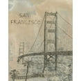 thumbnail image 2 of Orlov, Irena 12x14 Black Ornate Wood Framed with Double Matting Museum Art Print Titled - Remembering San Francisco, 2 of 4
