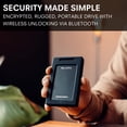 thumbnail image 2 of Glyph, SecureDrive+ Bluetooth, 2TB, Bus-powered, USB-C/Micro B (Works with USB 3.0/2.0, Thunderbolt 3), 2 of 6