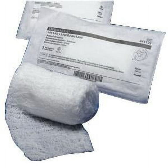 Dermacea Fluff Bandage Roll Gauze 6-PlyRoll Sterile ''4-1/2 Inch X 4-1/10 Yard, Case of 100''
