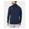 thumbnail image 2 of Club Room Mens Textured Cardigan Sweater, Blue, Small, 2 of 3