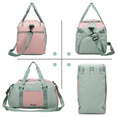 thumbnail image 4 of Maletas Bloosom  Deportiva Mochila De Gym Viaje Equipaje De Mano Dama Azul Petroleo, 4 of 4