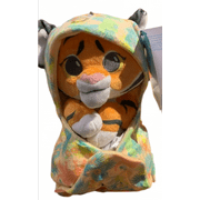 Disney Parks Animal Kingdom Tiger Babies Plush in a Blanket Pouch New With Tag