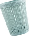 thumbnail image 4 of Bote de basura Plástico Jadeshay Cesta de almacenamiento de basura Diseño de imitación de ratán, 4 of 6