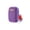 A006- Purple, variant on Motorcycle Bluetooth Speaker, Peacock Blue 4X3X2 Inch Compact Biking Speaker, Wireless Portable Audio with Fabric Exterior, Bike Handlebar Mount with Secure Mounting Clamp, Full