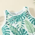 thumbnail image 5 of WOYY Newborn Boys Summer Outfits Tropical Print Tank Top and Shorts 2-Piece Set for Kids, 5 of 7