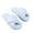 Light Blue, variant on Naierhg 1 Pair Women Slippers Colorful Plush Non-slip Deodorant Anti Skid Keep Warm Winter Cross Fluffy Slippers for Indoor for Home Light Blue
