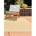 thumbnail image 5 of Jill Zarin Outdoor Collection Area Rug - Cape Town (5' 3" x 8' Rectangle Yellow Ivory/Ivory), 5 of 8