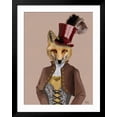 thumbnail image 2 of Art.com Vivienne Steampunk Fox Art Print by Fab Funky, Black Frame Wall Art, 32" x 40", 2 of 5