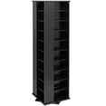 thumbnail image 2 of Prepac 64" 4-Sided CD DVD Spinning Media Storage Tower in Black, 2 of 3