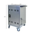 thumbnail image 5 of Mobile Charging Cart &amp; Cabinet for 35 Devices - Silver Steel, Lockable, for Tablets &amp; Laptops. Ideal for Schools, Libraries, &amp; Training Centers., 5 of 18