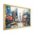 thumbnail image 2 of Designart "New York Cityscape Times Square III" Cityscapes Framed Wall Art Decor - Industrial Orange New York Living Room Framed Canvas Art, 2 of 6