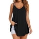 thumbnail image 1 of Blusa holgada sin mangas con escote en V y tirantes finos para mujer para fiestas de verano, 1 of 5