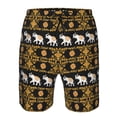 thumbnail image 3 of Balery traditional Elephant Traje de Baño Estilo Hawaiano para Hombre, Shorts de Secado Rápido con Bolsillos-XX-Large, 3 of 6