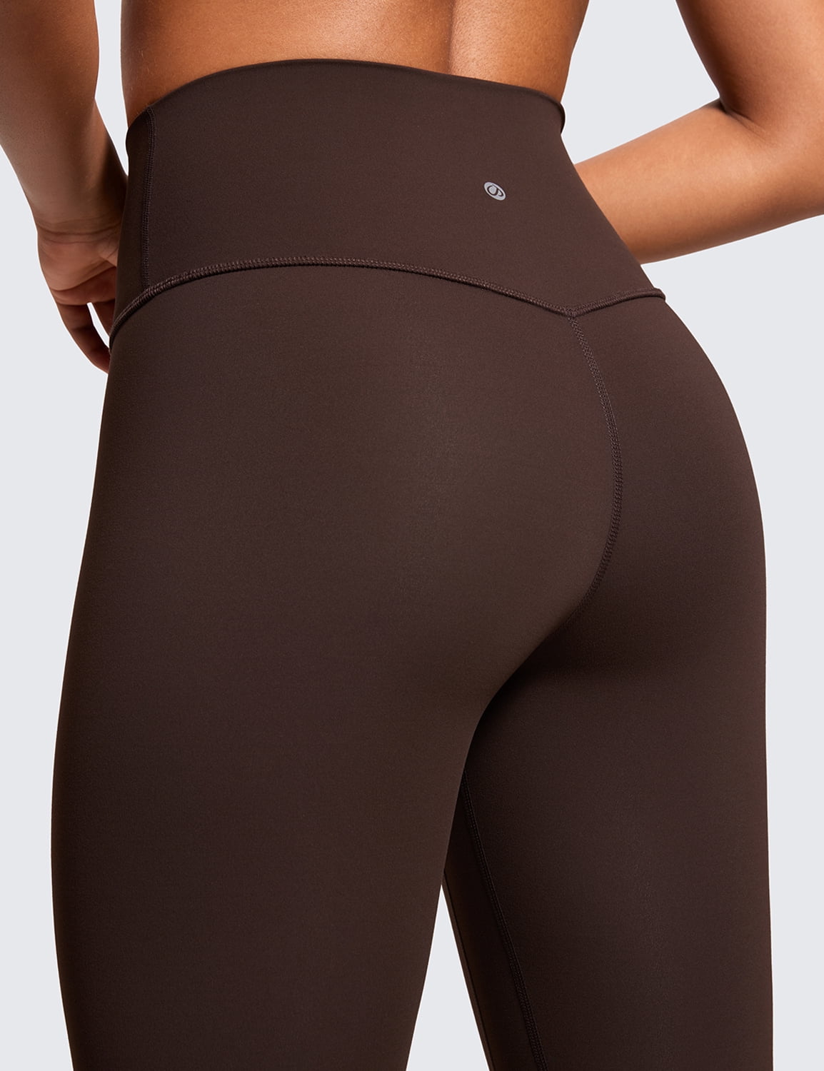 CRZ YOGA Womens Brushed Naked Feeling Workout Leggings 25 Inches High Waist