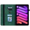 thumbnail image 2 of Decase Classic Case for 2021 Apple iPad Mini 6th Generation, 8.3 Inch Tablet (A2567/ A2568/ A2569) - Protective PU Leather Flip Case with Holders, Smart Fold Stand Cover with Auto Sleep Wake, Green, 2 of 5