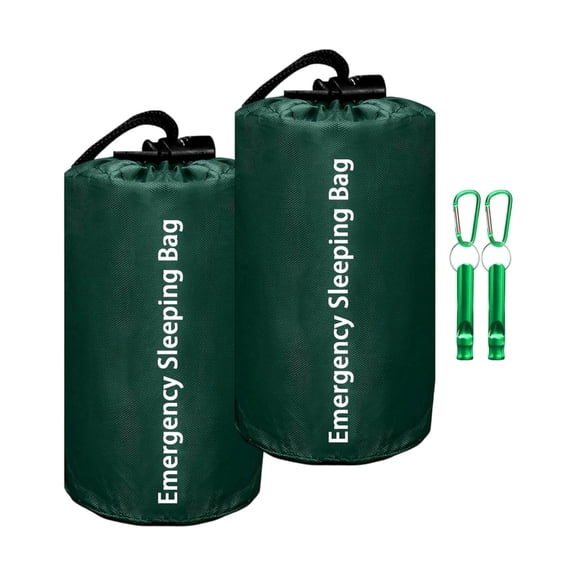 Thermals Survival Sleep Bag Compacts Folded Weatherproofed Outdoor Essential for Extreme Cold Weather