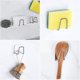 thumbnail image 5 of Juego de 2 soportes de esponja autoadhesivos para cocina, montaje sin taladrar, acero inoxidable, inoxidable e impermeable, plateado, 5 of 5