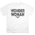 thumbnail image 2 of Wonder Woman Star Logo Kids T Shirt for Youth Boys and Girls, White, Large, 2 of 4