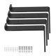 thumbnail image 2 of Soporte de Estante ANGGREK Acero al Carbono Negro Resistente Duradero Tamaño Grueso, 2 of 8