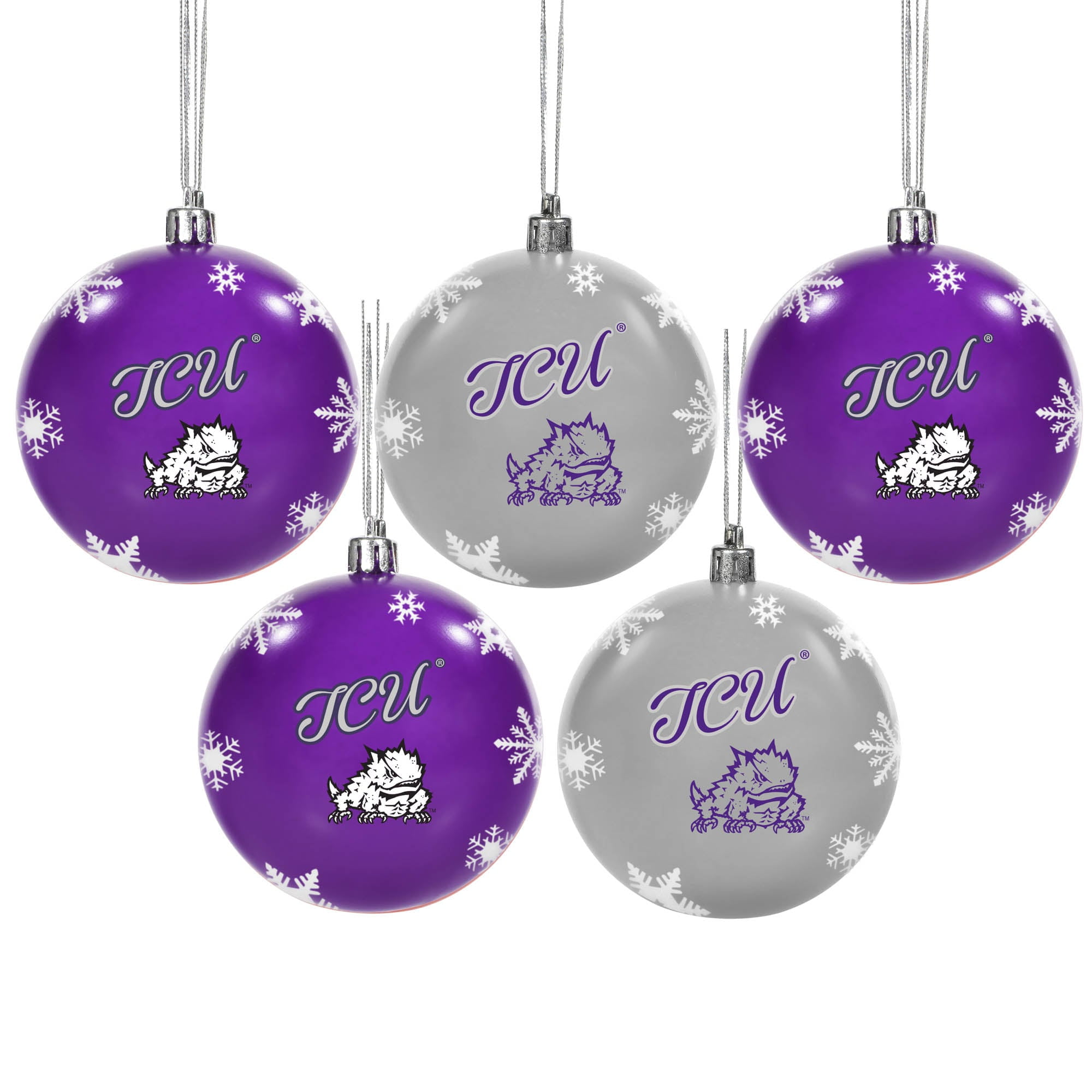 Fan Apparel Patriots Shatterproof Ornament 6 Pack Set