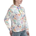 thumbnail image 6 of Wukai Colorful Seashells Print Womens Hoodies Fleece Sweatshirts Long Sleeve Sweaters Pullover Fall Outfits Winter Clothes-XX-Large, 6 of 7