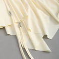 thumbnail image 4 of Unir Women Drawstring Pleated Asymmetrical Mini Skirt Y2K Solid Twill Pirate Casual Bottom 1PC S-XXL Plus Size Friendly, 4 of 5
