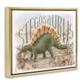 thumbnail image 3 of Stupell Industries Eclectic Stegosaurus In Nature Gold Floating Frame Canvas Art, 31 x 25, by Raquel Maciel, 3 of 8