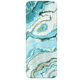 thumbnail image 5 of 6 Pcs Dining Chair Slipcover Stretch Dining Chair Cover Removable Washable Chair Seat Protector Cover for Home Party Hotel Wedding Ceremony, Universal Size (teal Green Marble), 5 of 5