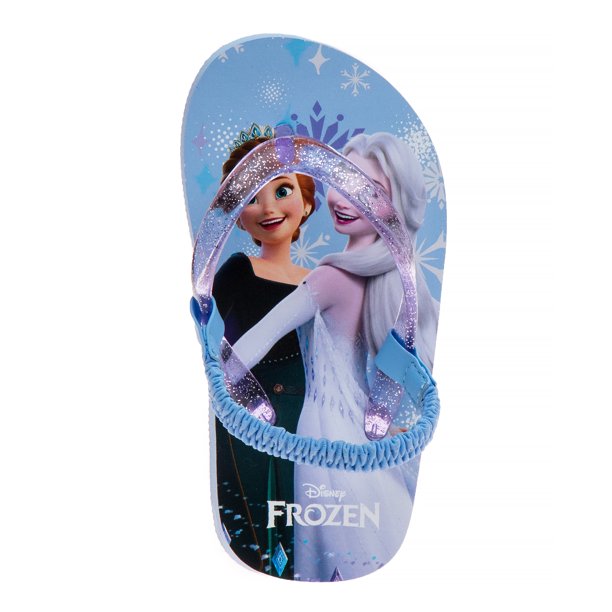 Disney Frozen Girls Flip Flops with back strap